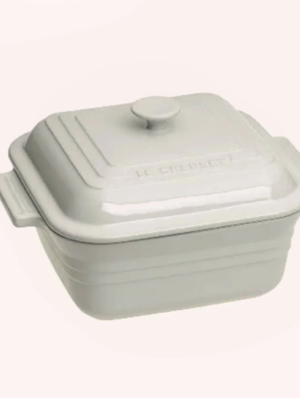 Le Creuset Classic 3L Square Dish w/Lid- Pistachio